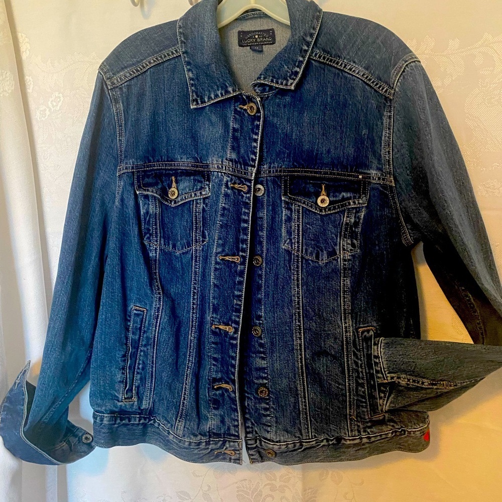 Jean Jacket from LUCKY. Size 1X. Brand new, washed and hung in closet.